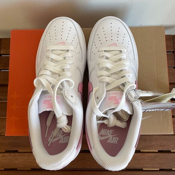 Nike Air Force 1 Low Retro Color of the Month Pink Gum Women 10.5(DM0576-101) - Picture 5 of 17